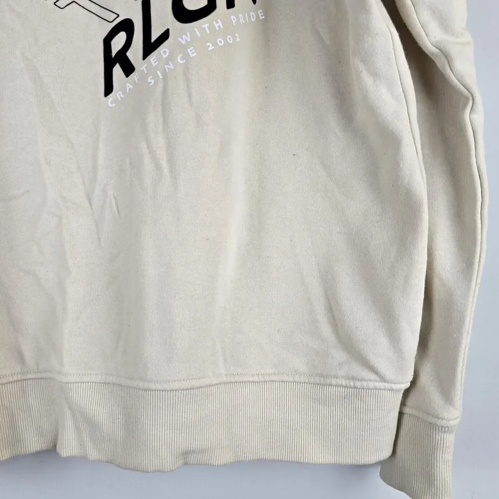 True Religion Hoodie Men's Full Zip‎ Graphic Print Casual Sweatshirt XL.E73